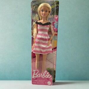 Barbie doll with pink